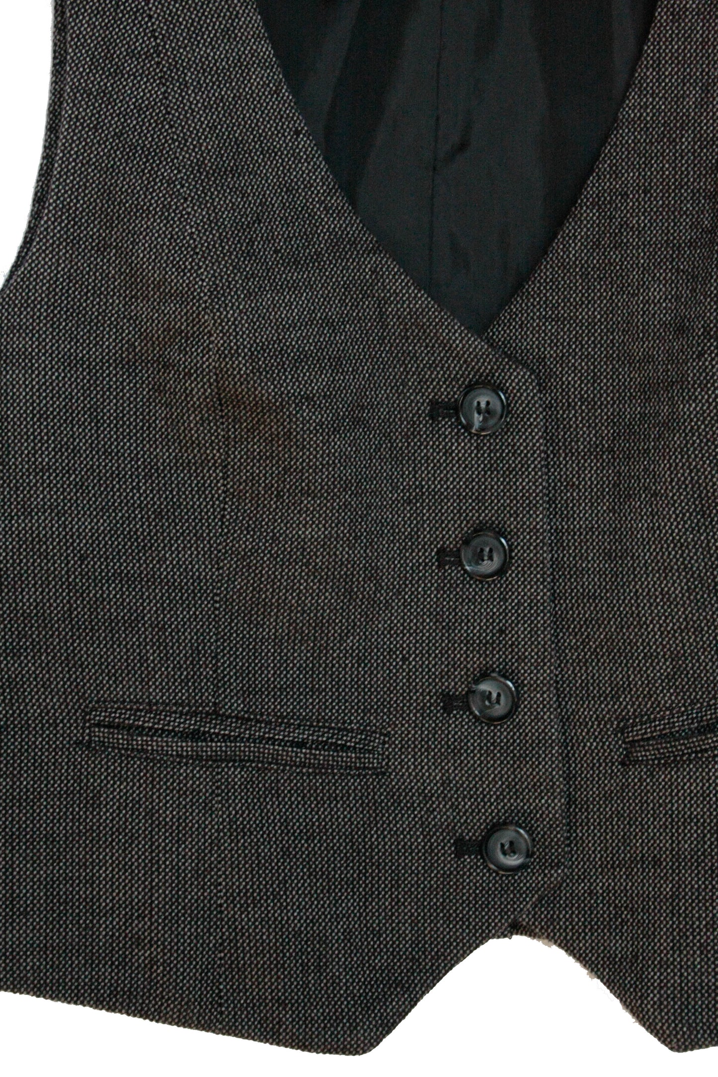 Ranch Riding Weste Tweed grau Damen Gr.S