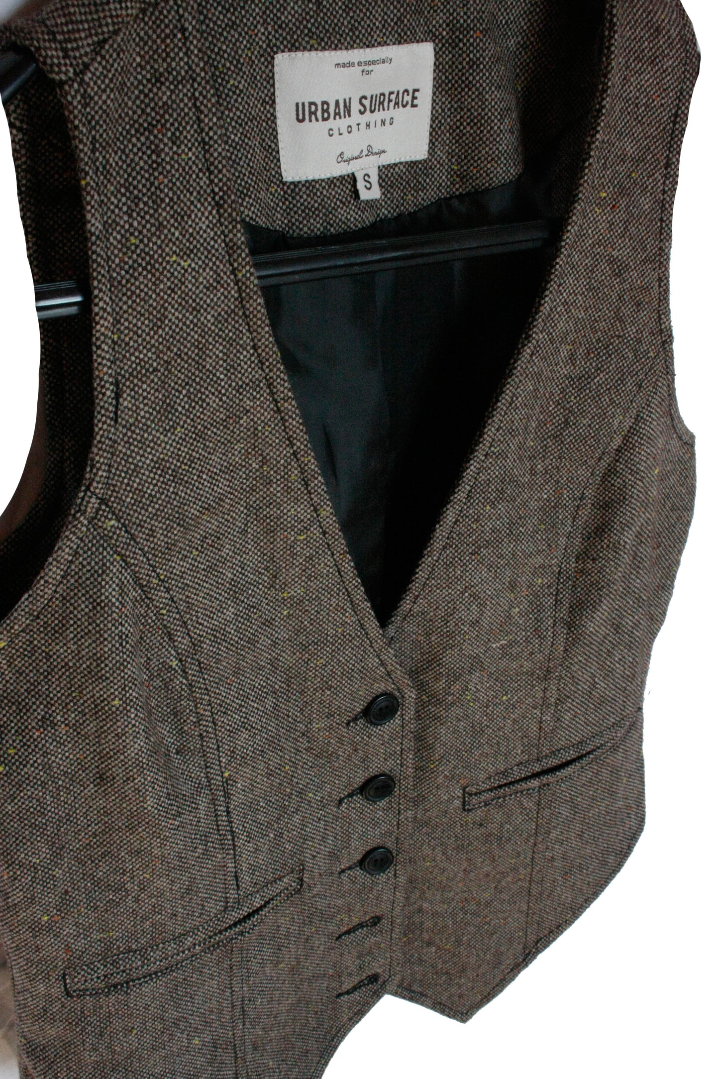 Ranch Riding Weste Tweed braun Damen Gr.S