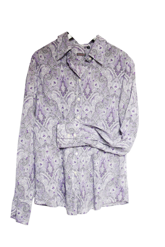 Showoberteil Ranchriding Paisley Flieder/Lila Damen S