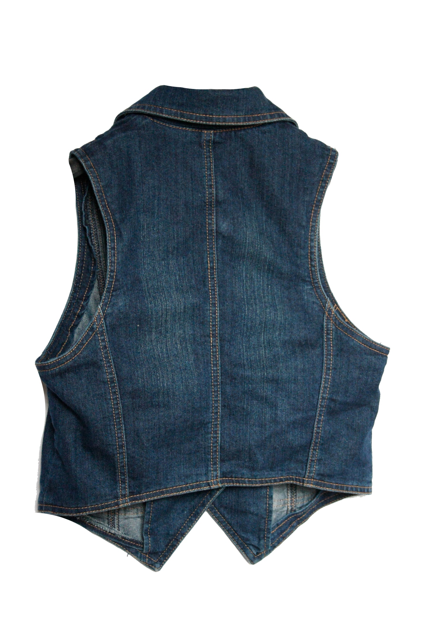 Vintage Ranch Riding Weste blue Denim Damen XS/S