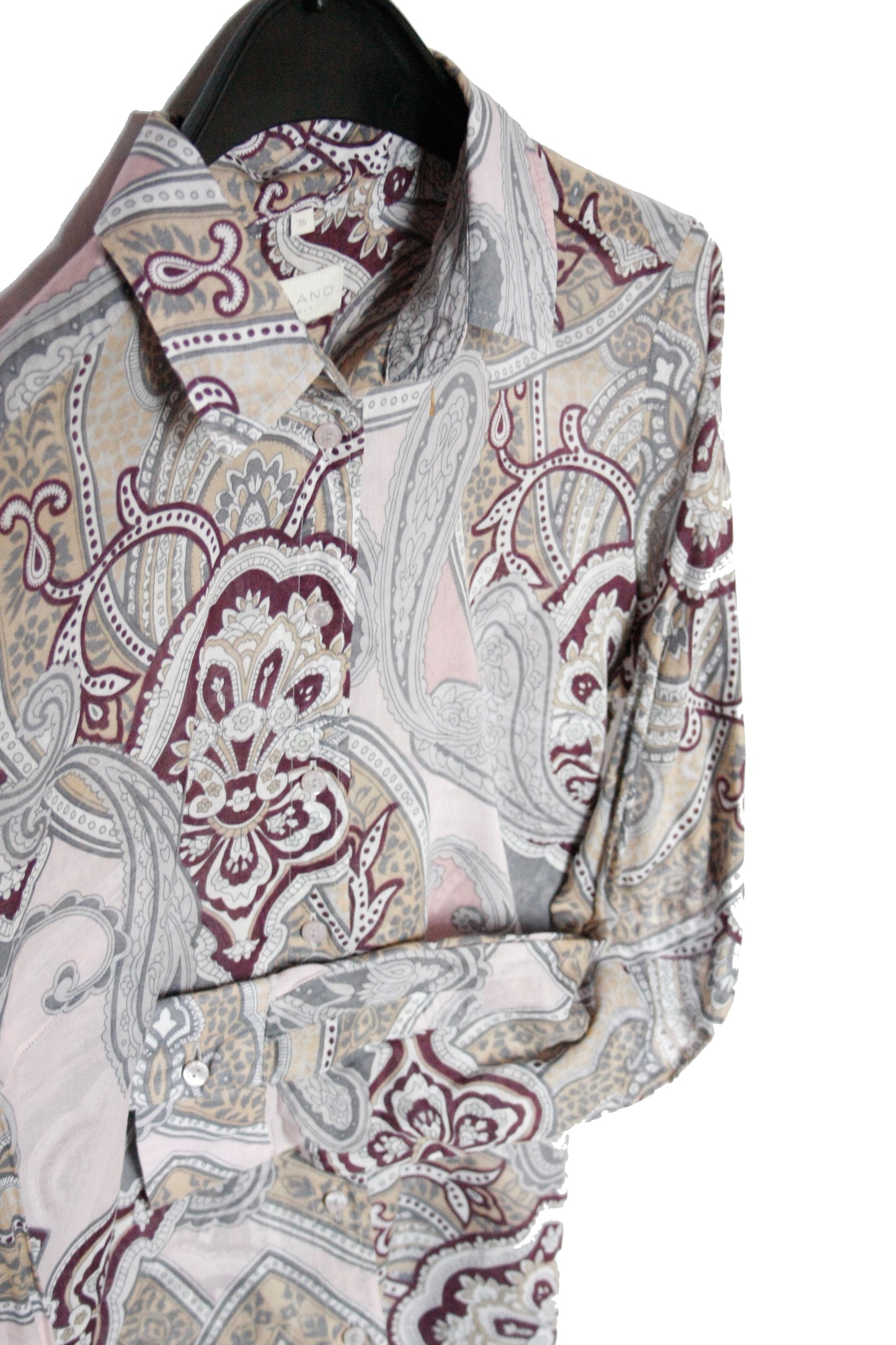 Leichtes Showhemd Ranchriding Paisley Damen S