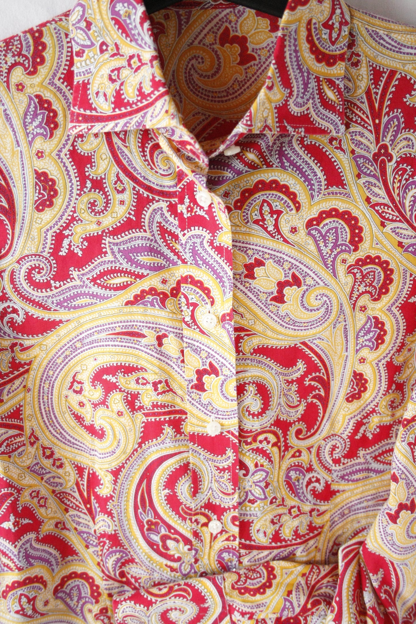 Showoberteil Ranchriding Paisley gelb Damen XS