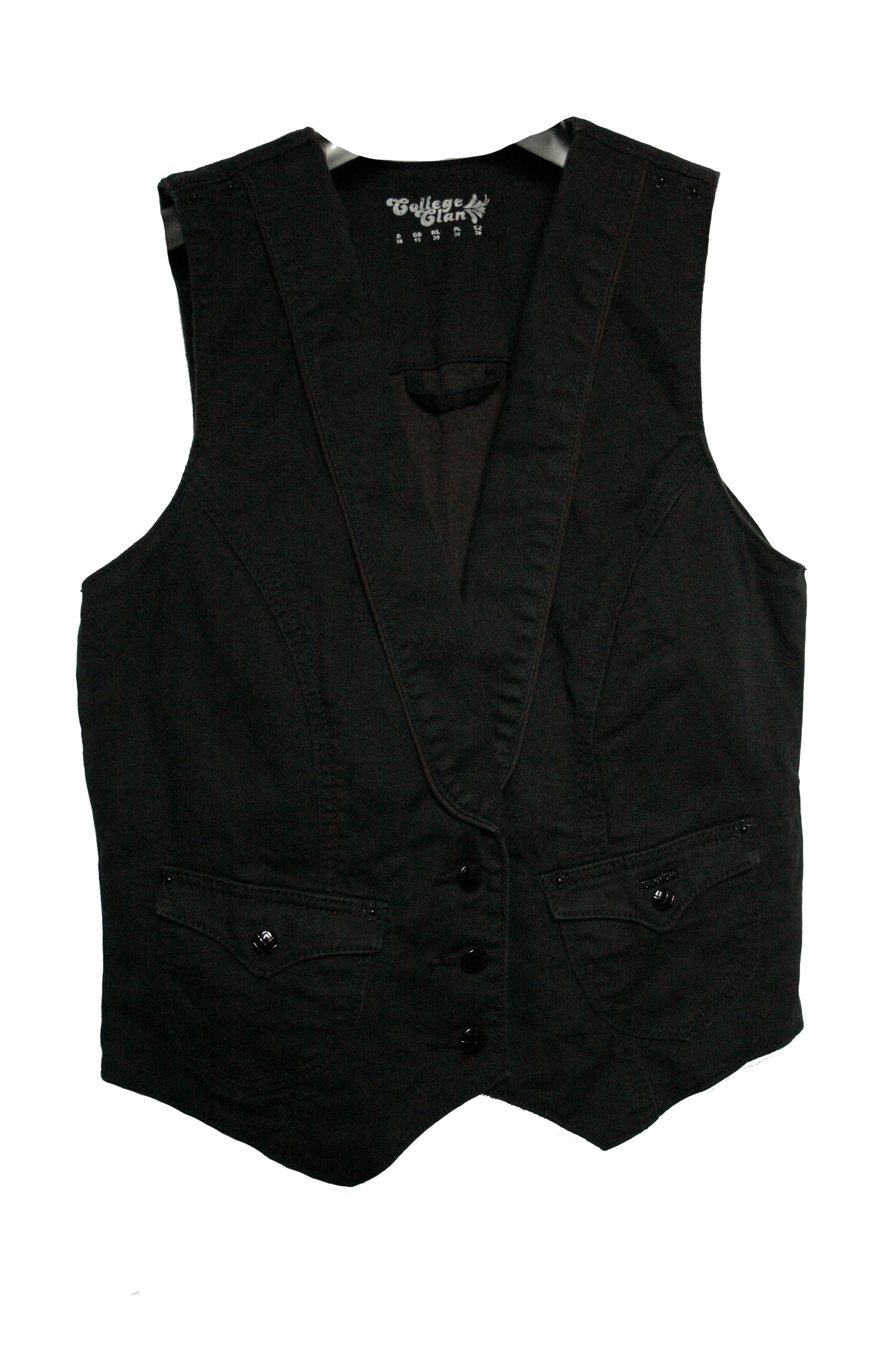 Ranch Riding Weste Jeans schwarz Damen M