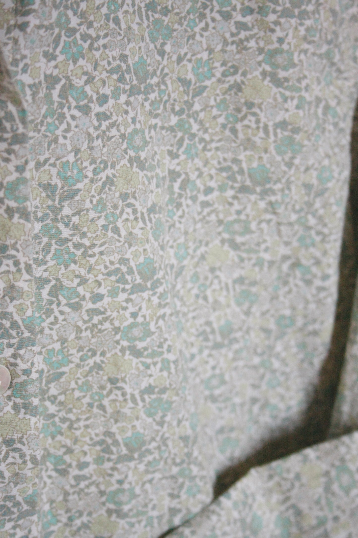 Showoberteil Paisley weiß/grün Herren M