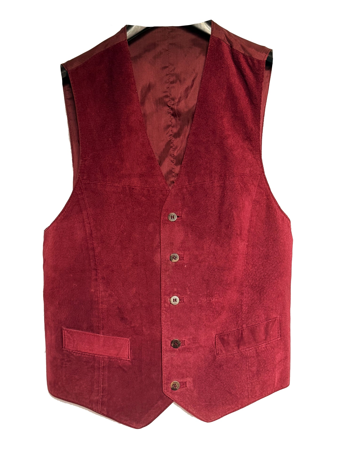 Ranch Riding Weste Leder Berry Unisex L