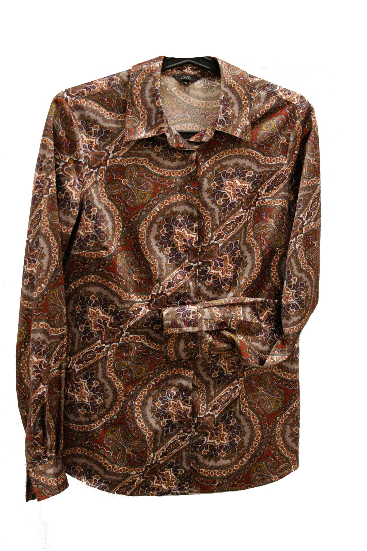 Show Shirt Silky Paisley Damen Gr. S/M