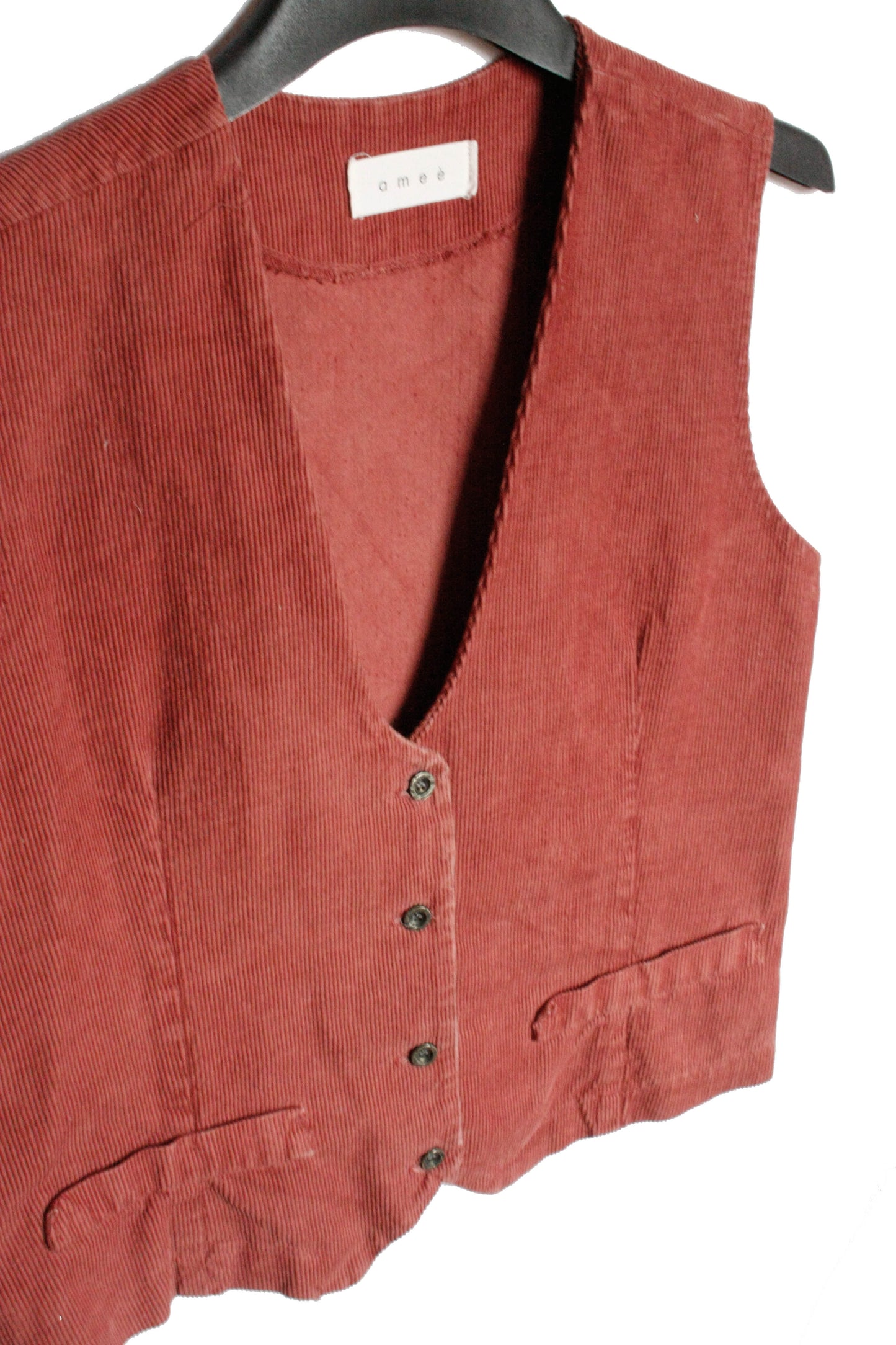 Ranch Riding Weste Cord Blush Damen Gr. L