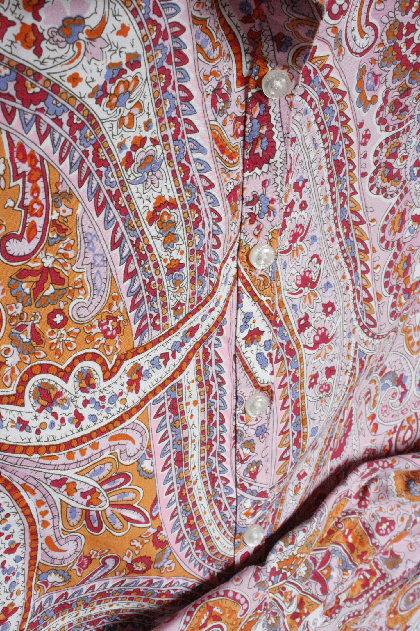 Showoberteil Ranchriding Paisley Pink Damen XS