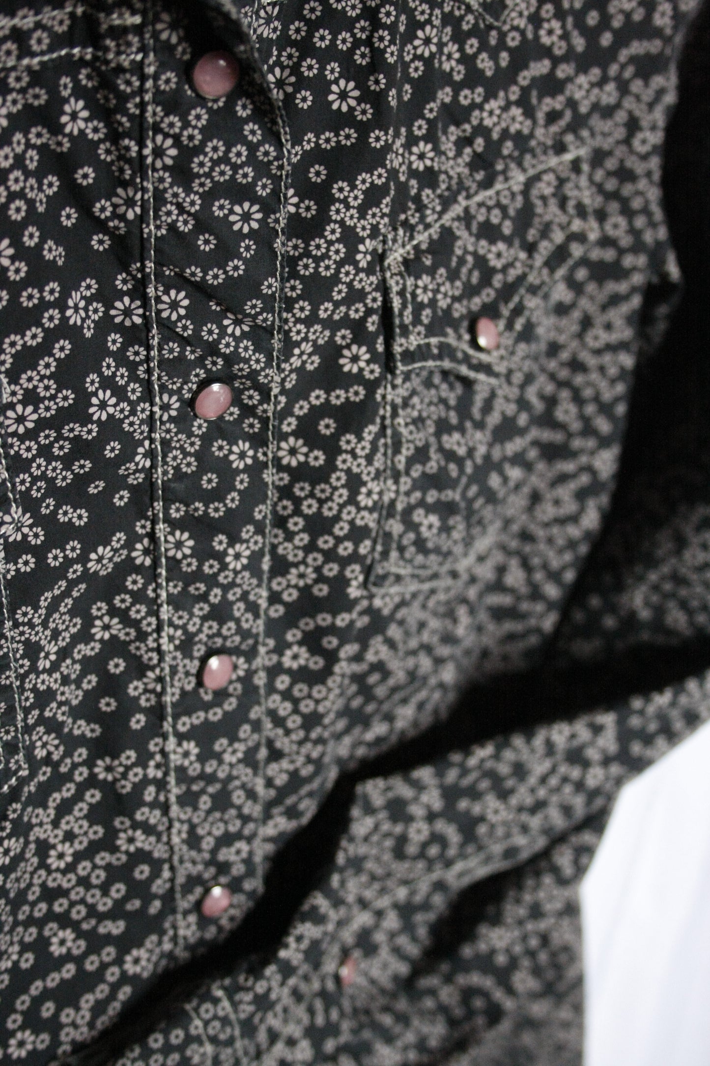 Vintage Showshirt Ranchriding deep blue Damen S