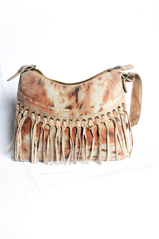 Vintage Handbag Rough Out Fringe