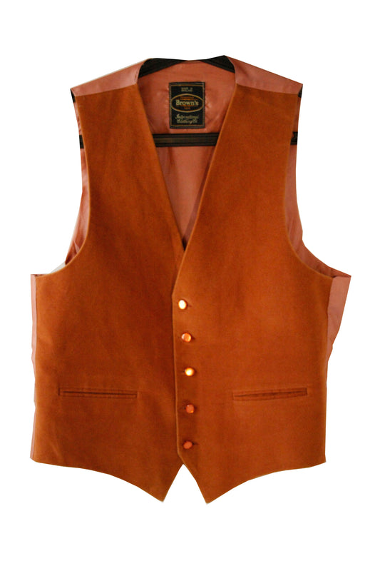 Ranch Riding Weste Samt Herren L