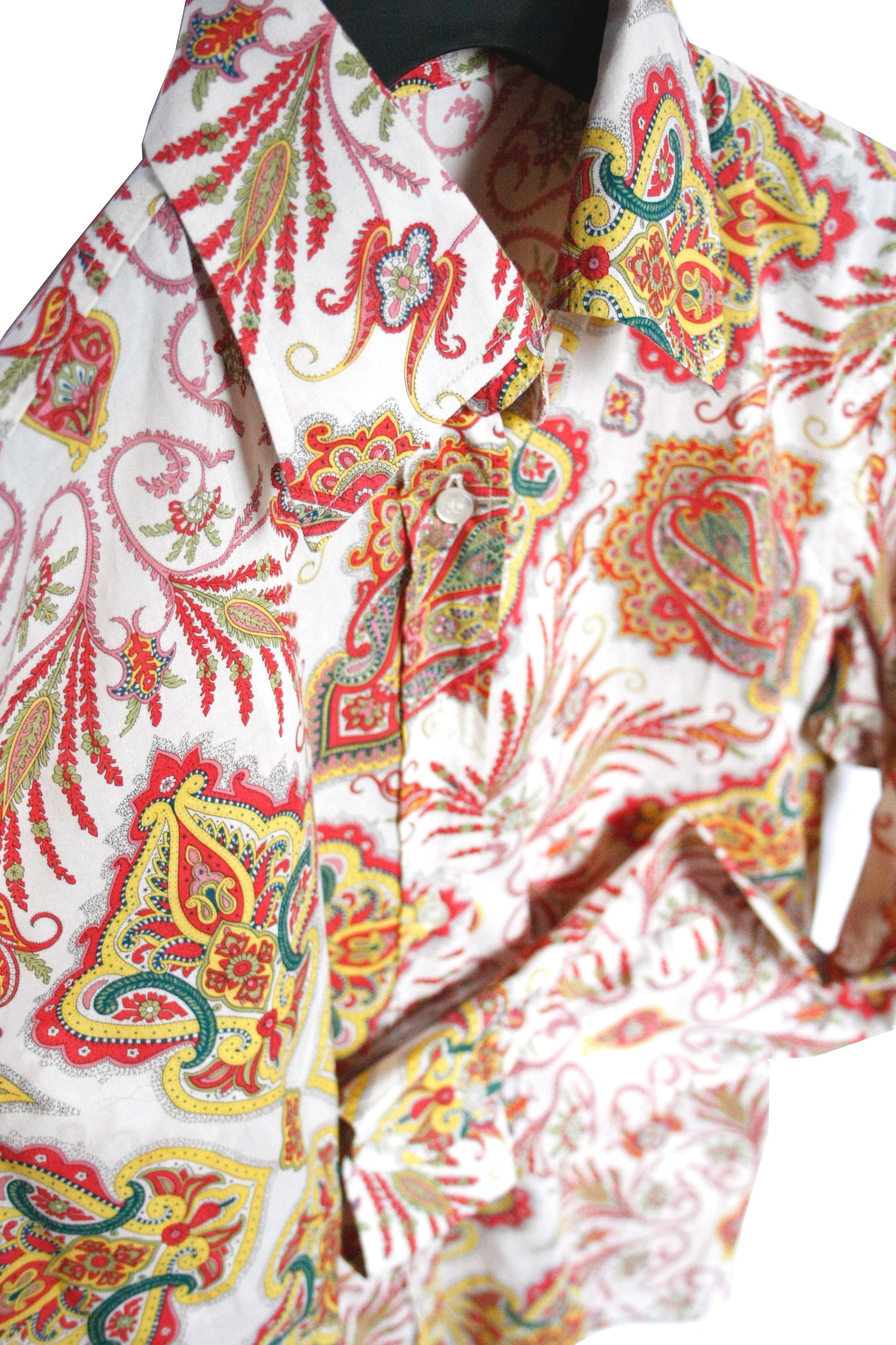 Showhemd Ranchriding Paisley Floral Damen M