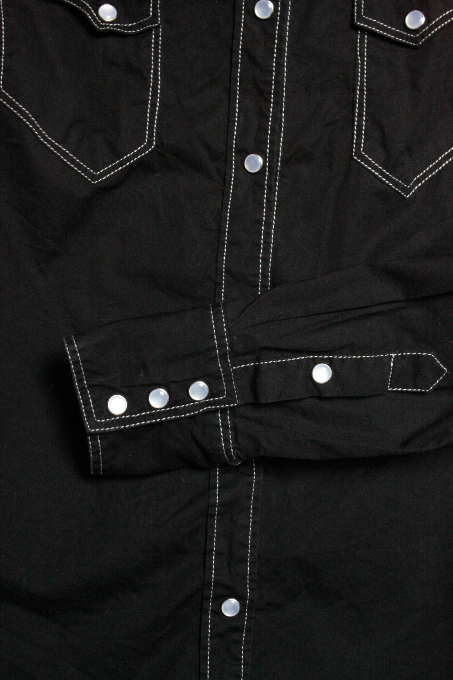 Vintage Showshirt Ranchriding Black Damen M