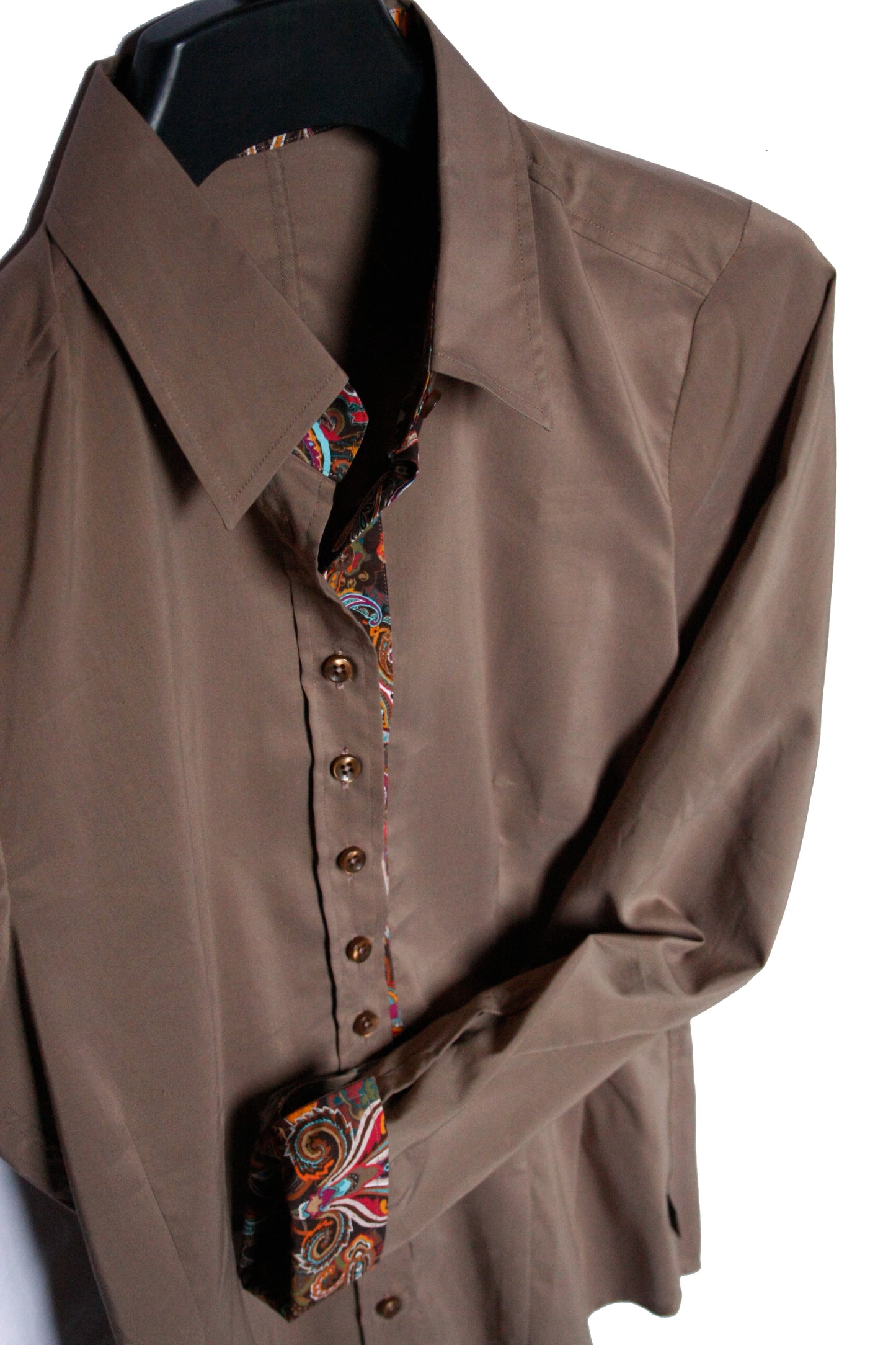 Showshirt Ranchriding Hemd Hazelnut Damen S