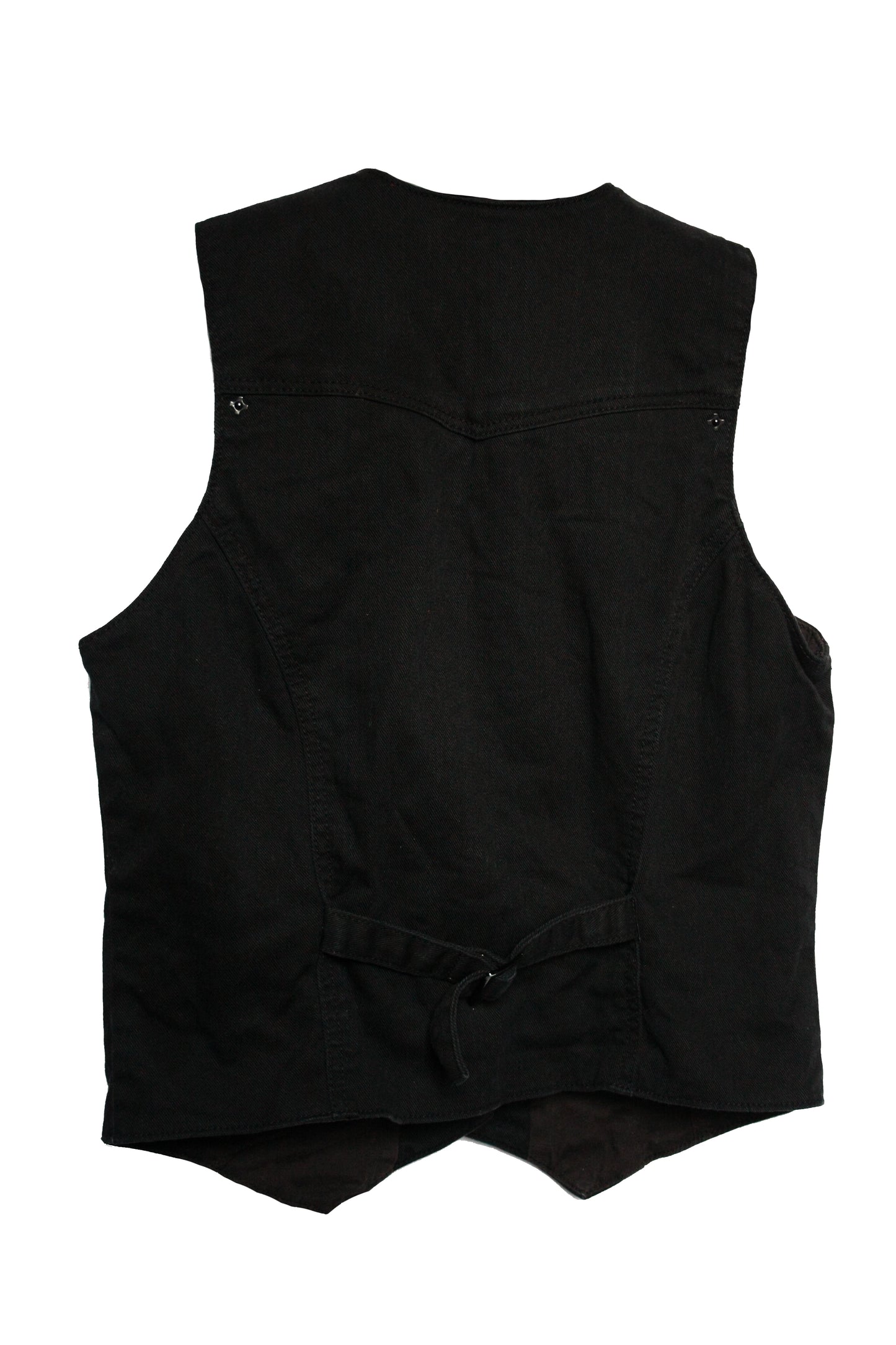 Ranch Riding Weste Jeans schwarz Damen M