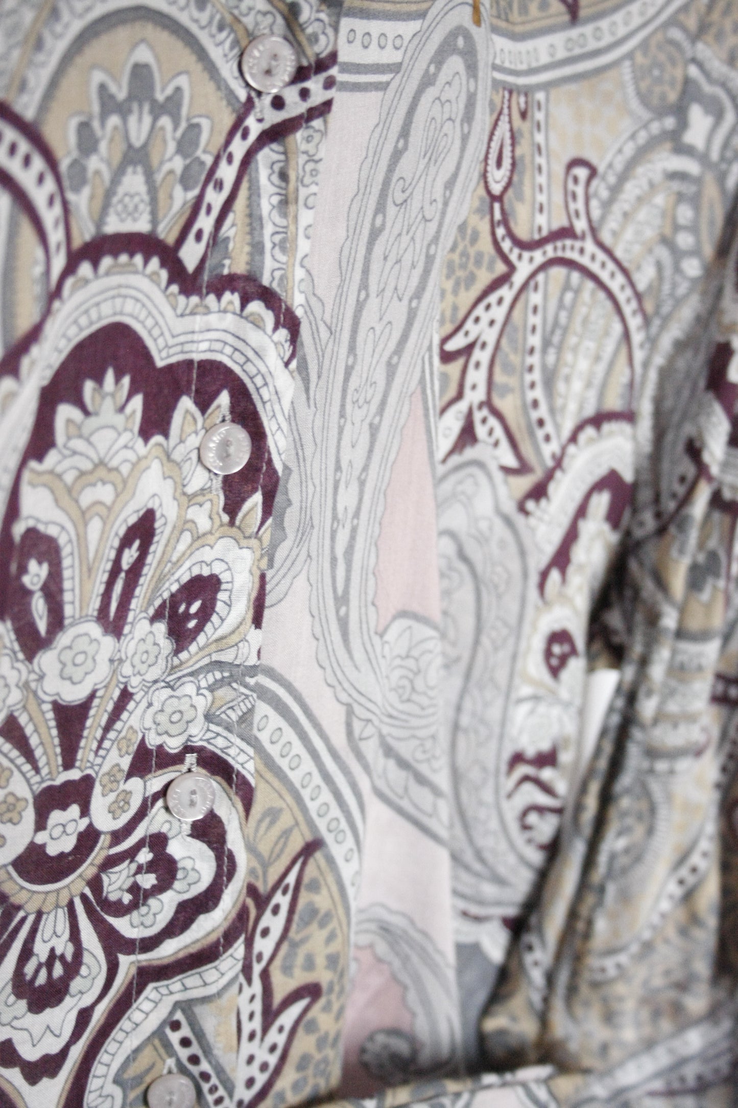 Leichtes Showhemd Ranchriding Paisley Damen S