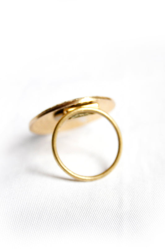 Wild Rag Clip Round Gold