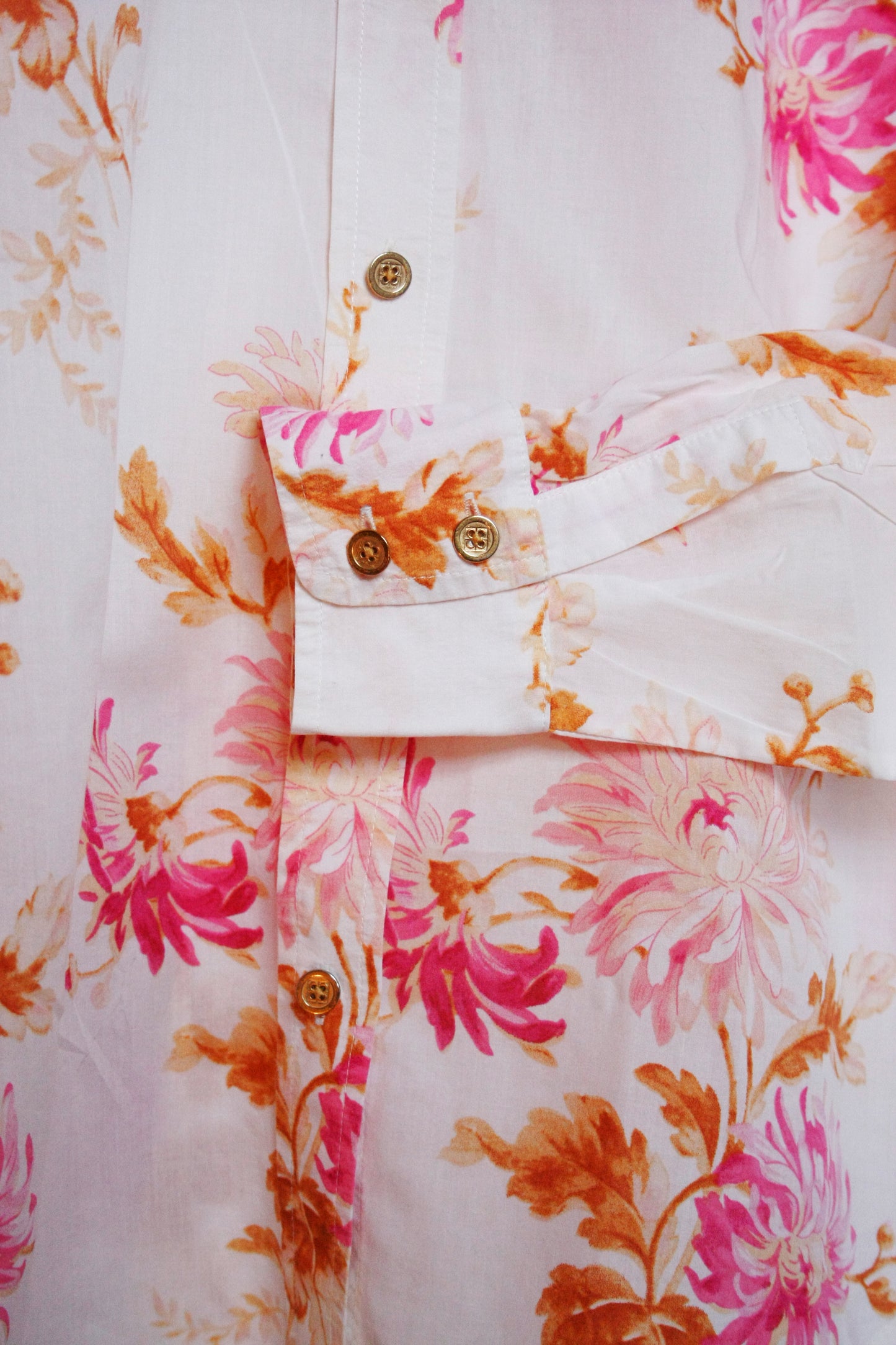 Leichtes Showoberteil Ranchriding Floral pink Damen S/M