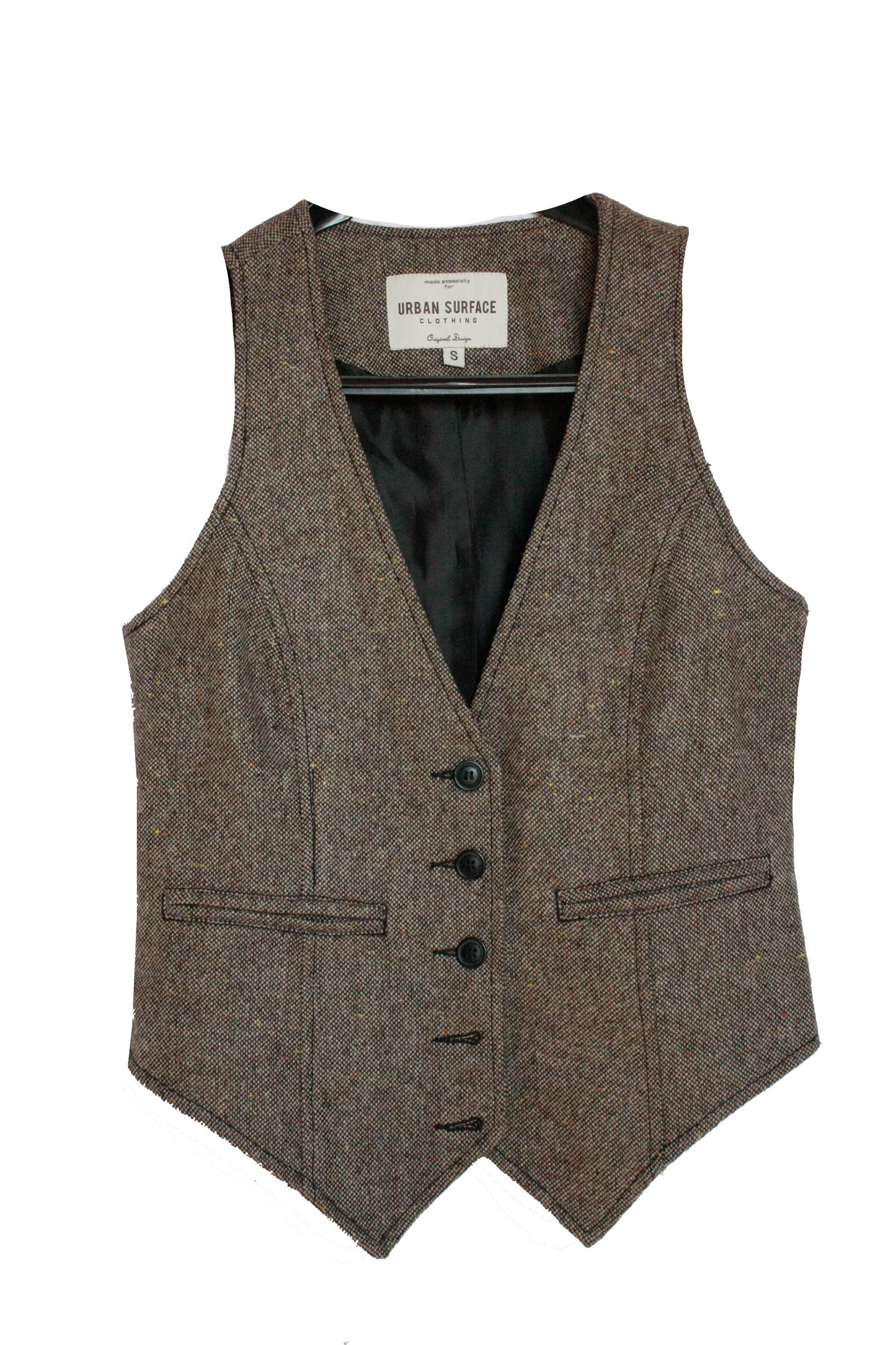 Ranch Riding Weste Tweed braun Damen Gr.S