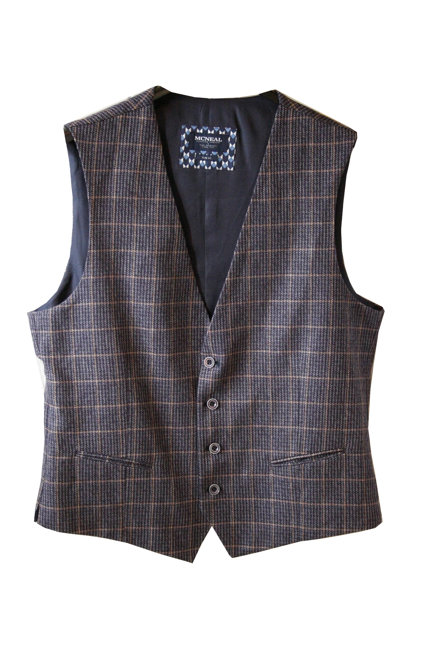 Vintage Ranch Riding Weste Kariert Unisex