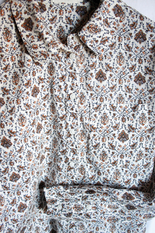 Showhemd Ranchriding Floral Damen M