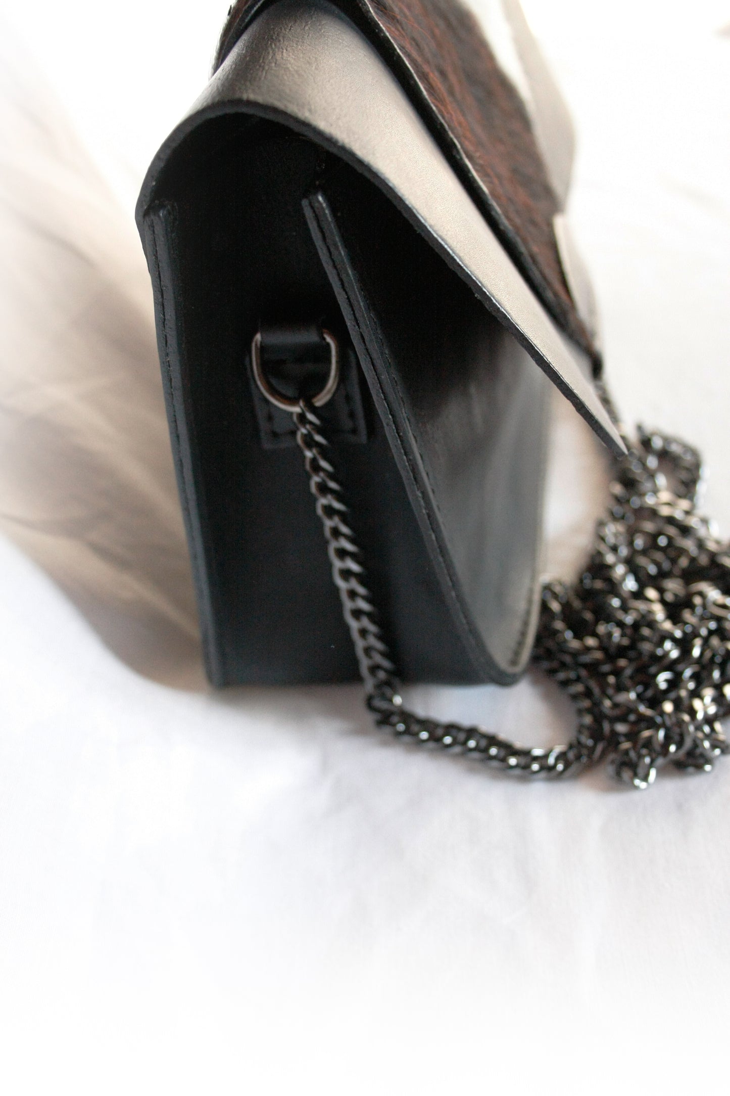 Vintage Handbag Cowhide Small