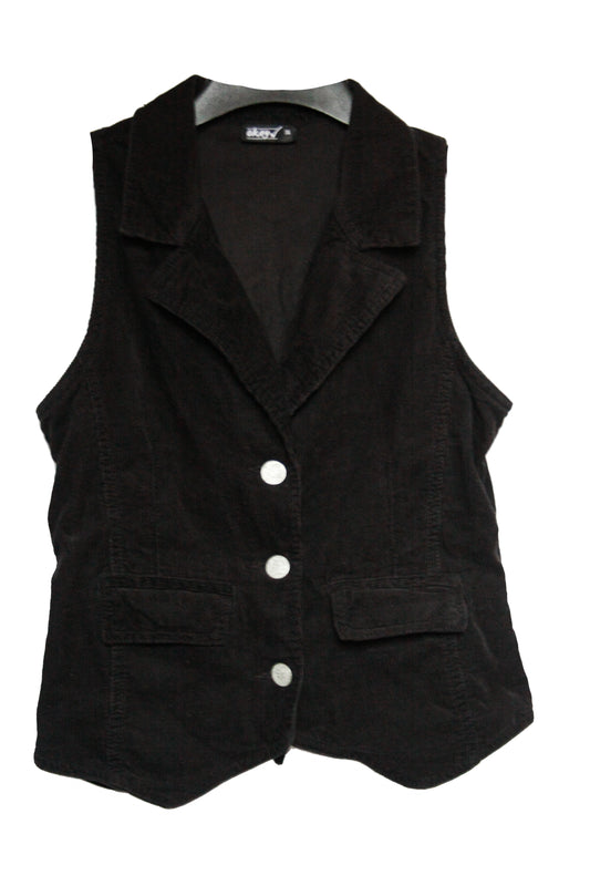 Ranch Riding Weste Cord Black Damen Gr. S