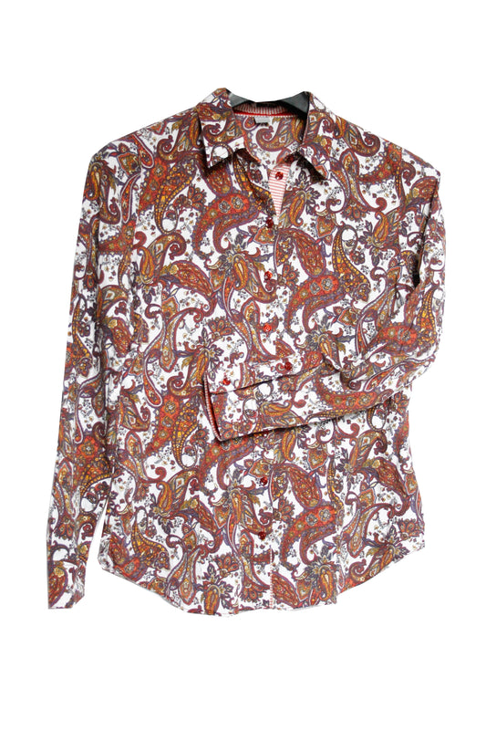Showhemd Ranchriding Paisley Damen L
