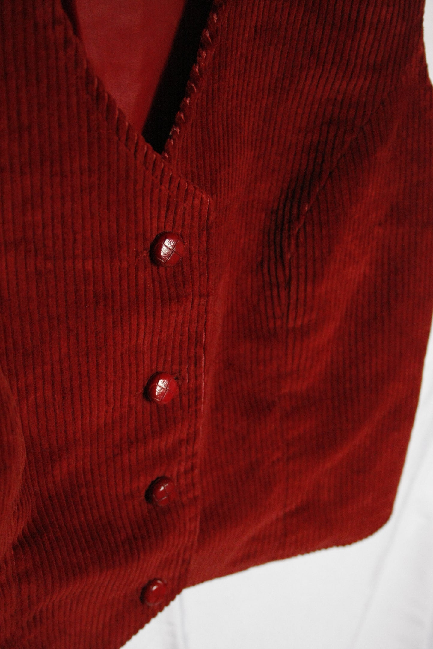 Ranch Riding Weste Cord Red Damen Gr. M