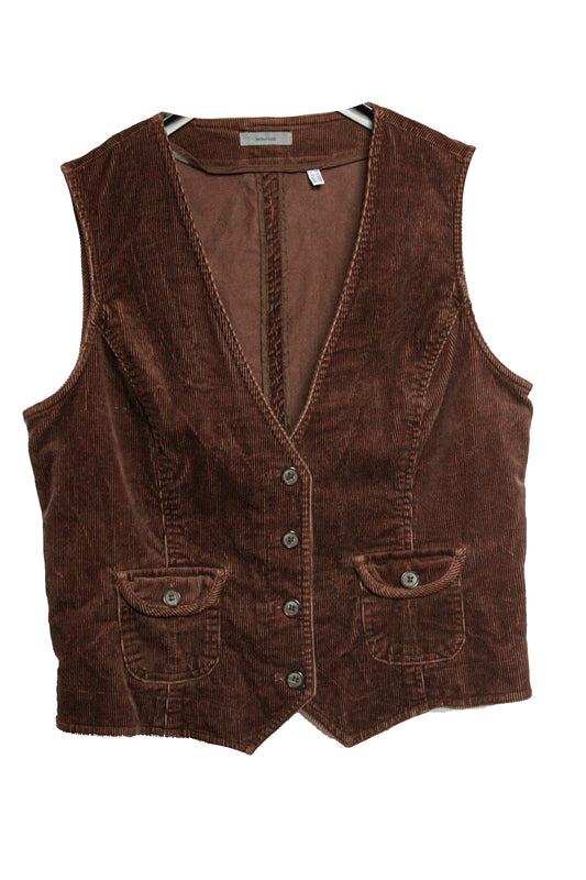 Ranch Riding Weste Cord braun Damen Gr.L