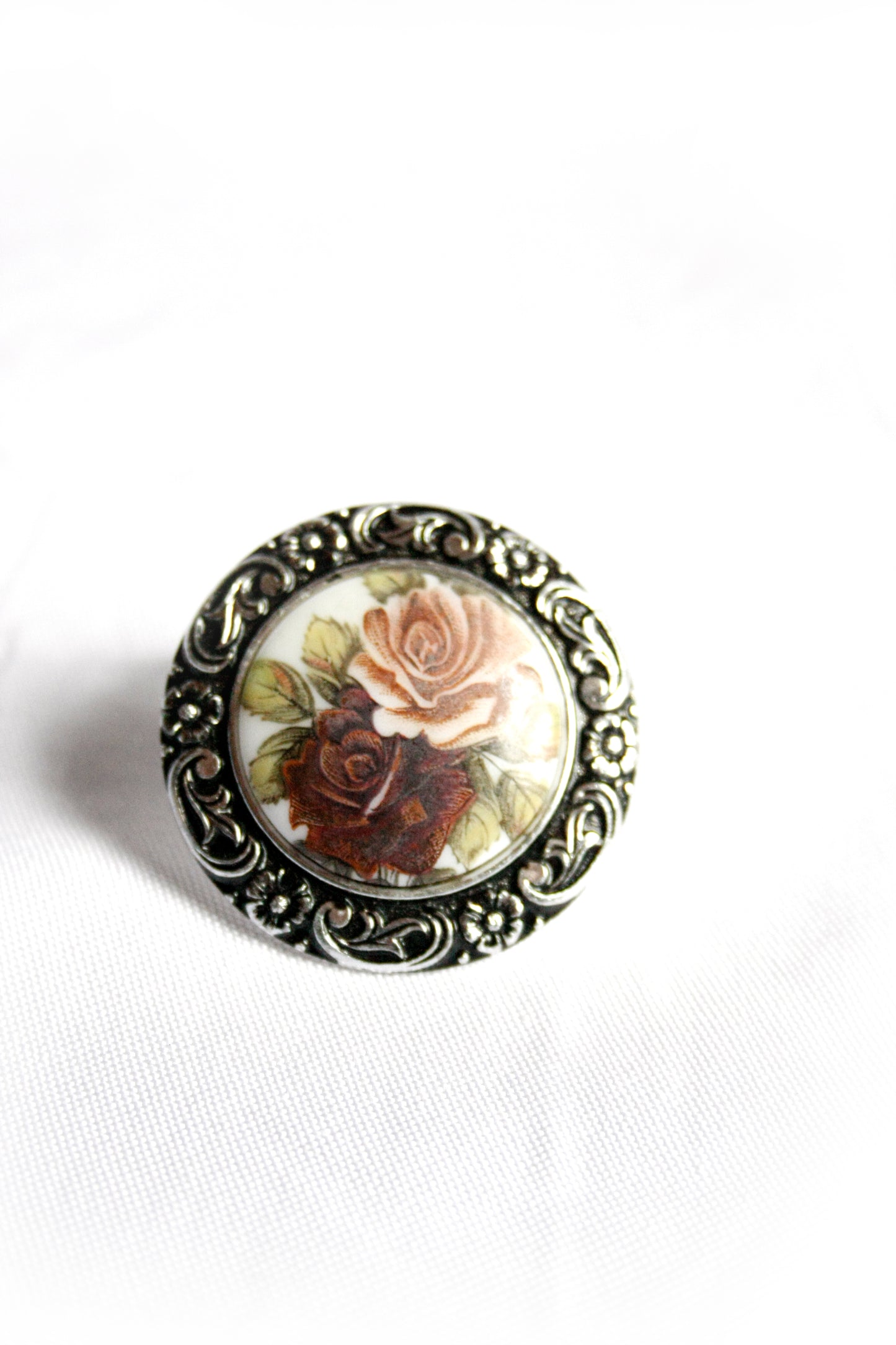 Wild Rag Clip rund Flower