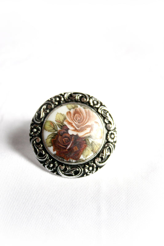 Wild Rag Clip rund Flower