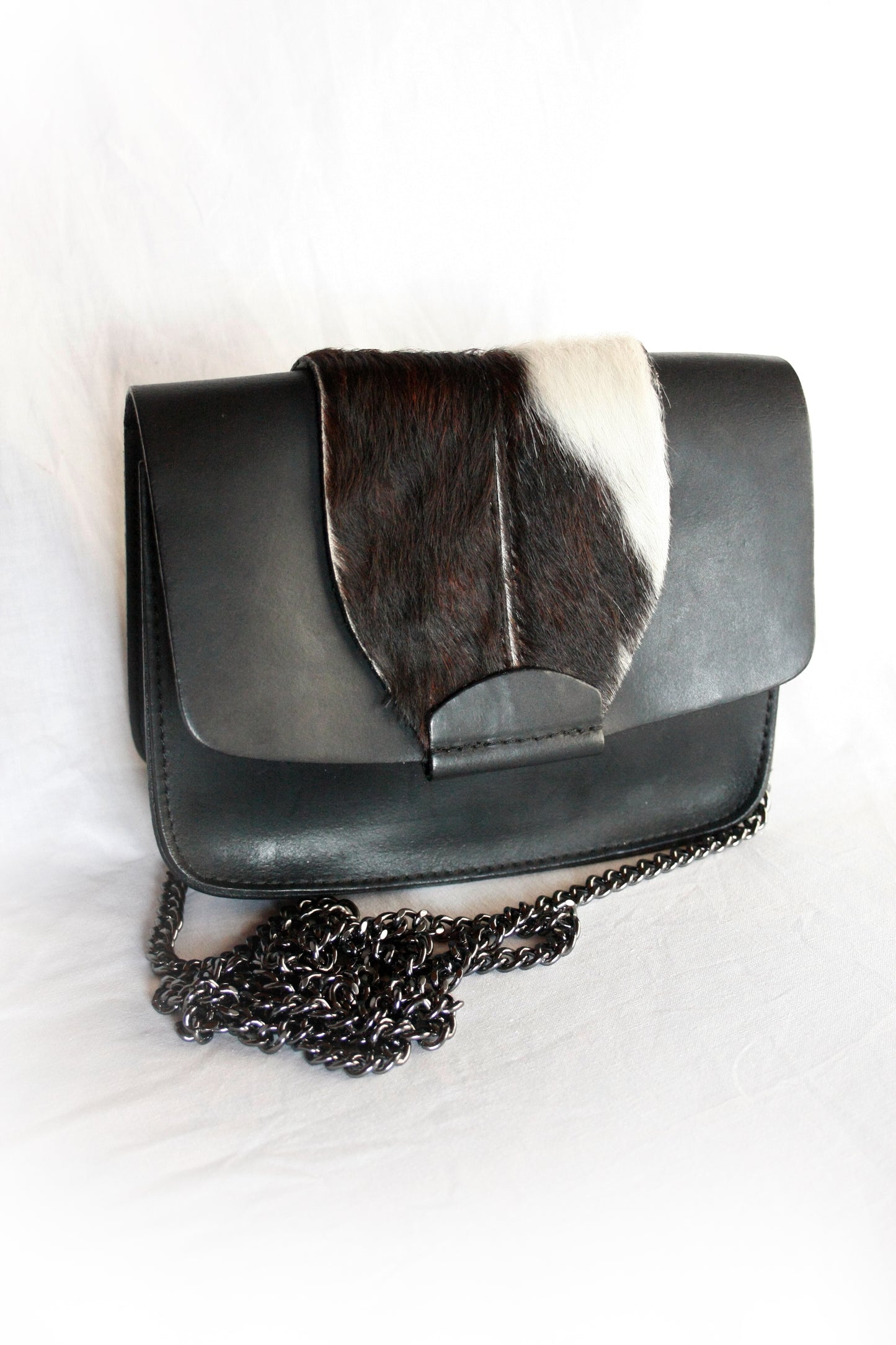 Vintage Handbag Cowhide Small