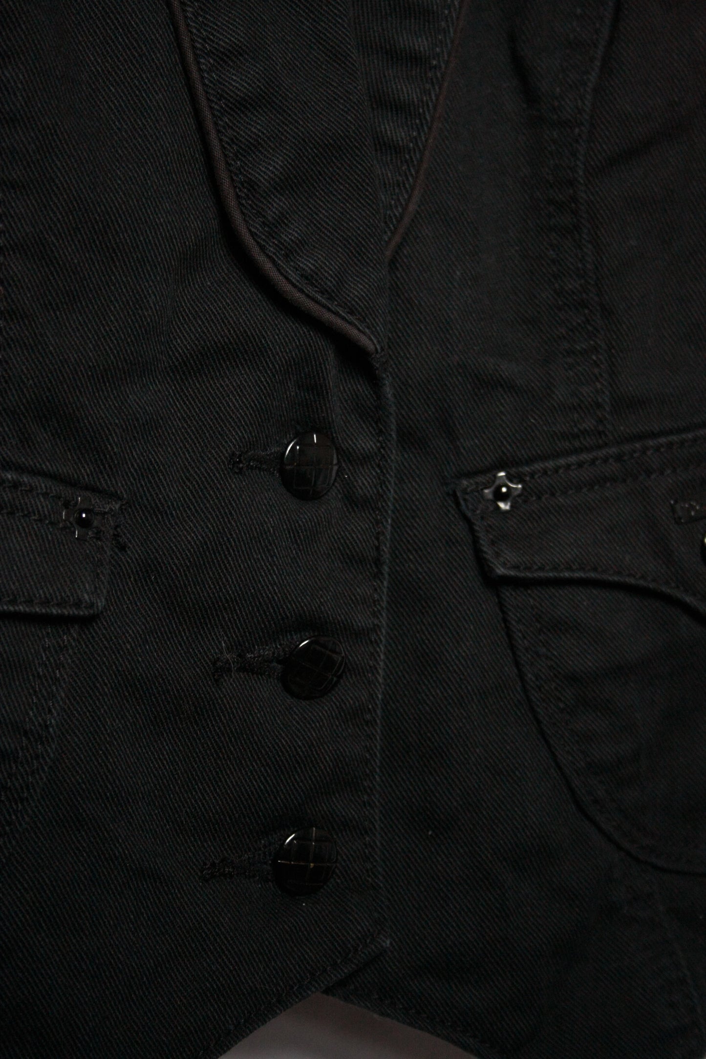 Ranch Riding Weste Jeans schwarz Damen M