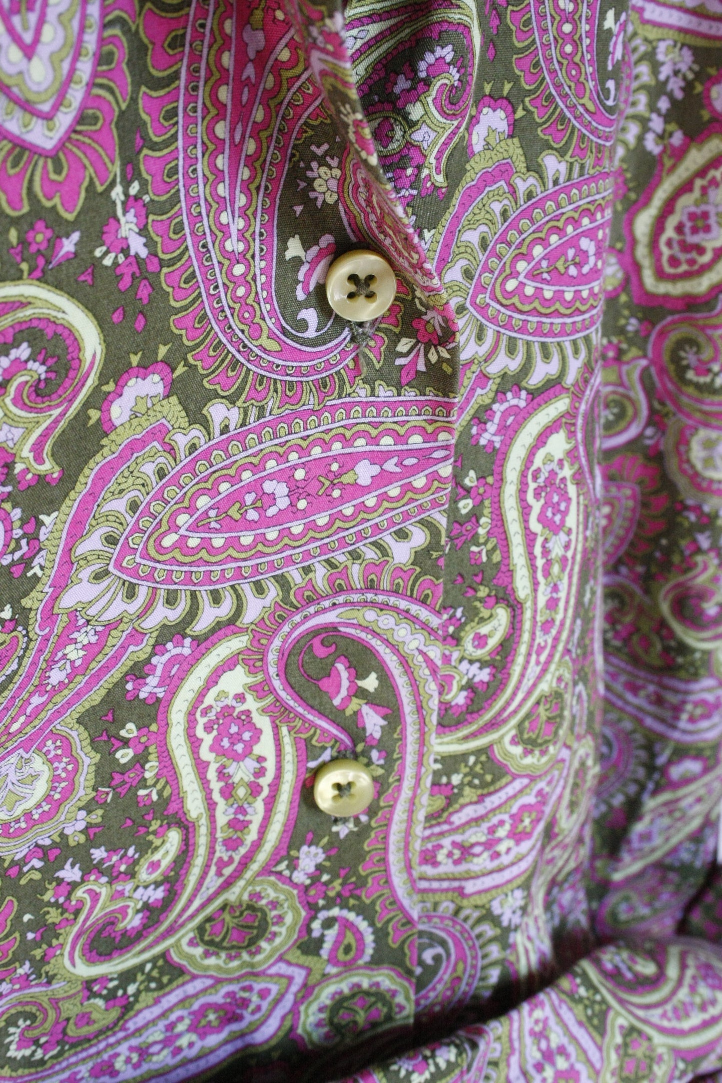 Showoberteil Ranchriding Paisley grün Samt Damen S