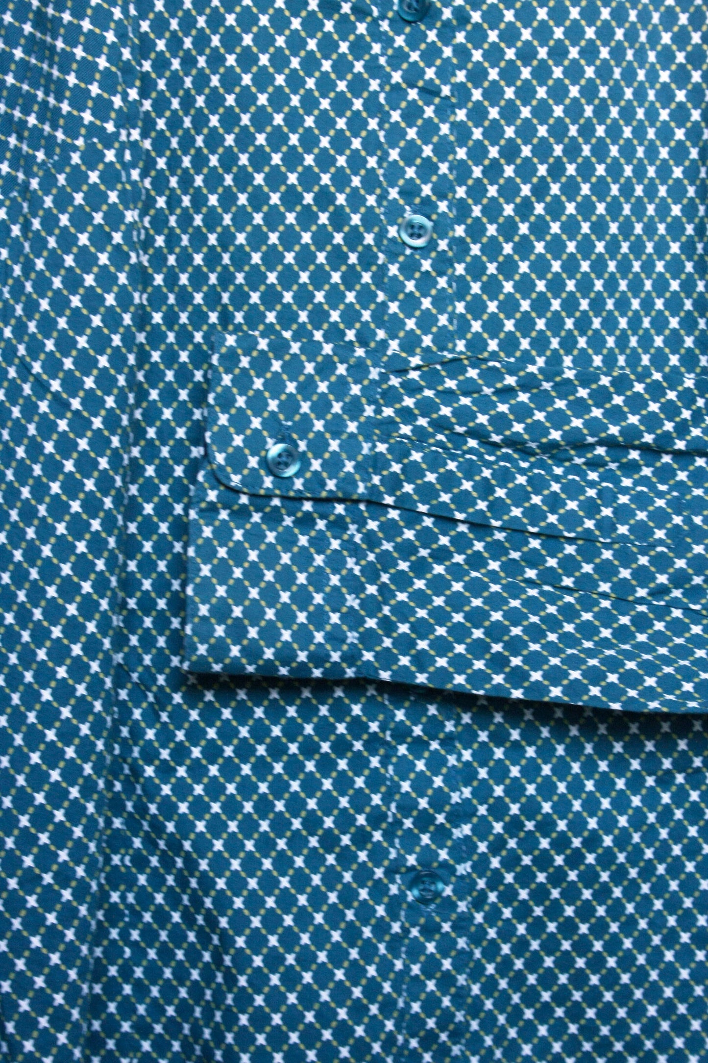 Showoberteil Ranchriding Pattern türkis Damen S