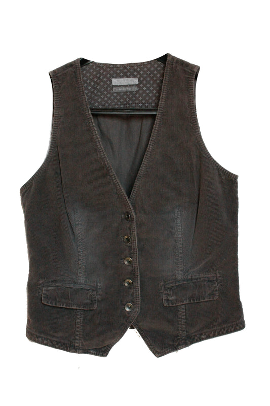 Ranch Riding Weste Cord Grau Damen Gr.S