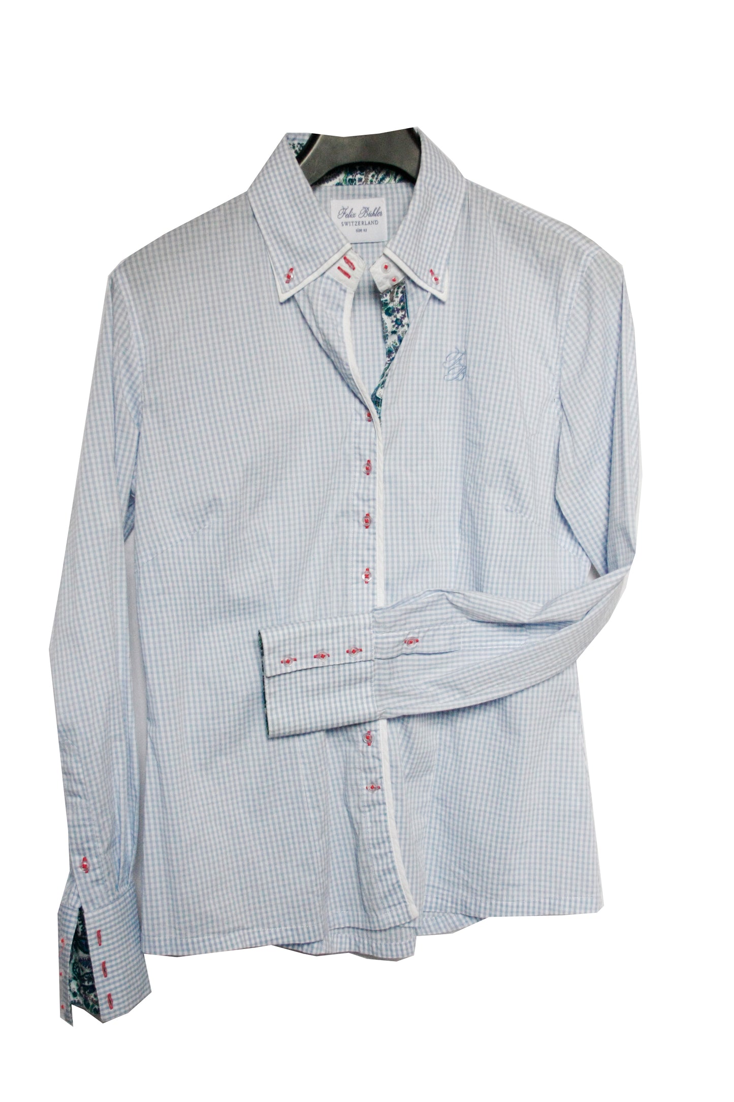 Showshirt Ranchriding Hemd hellblau Damen XL