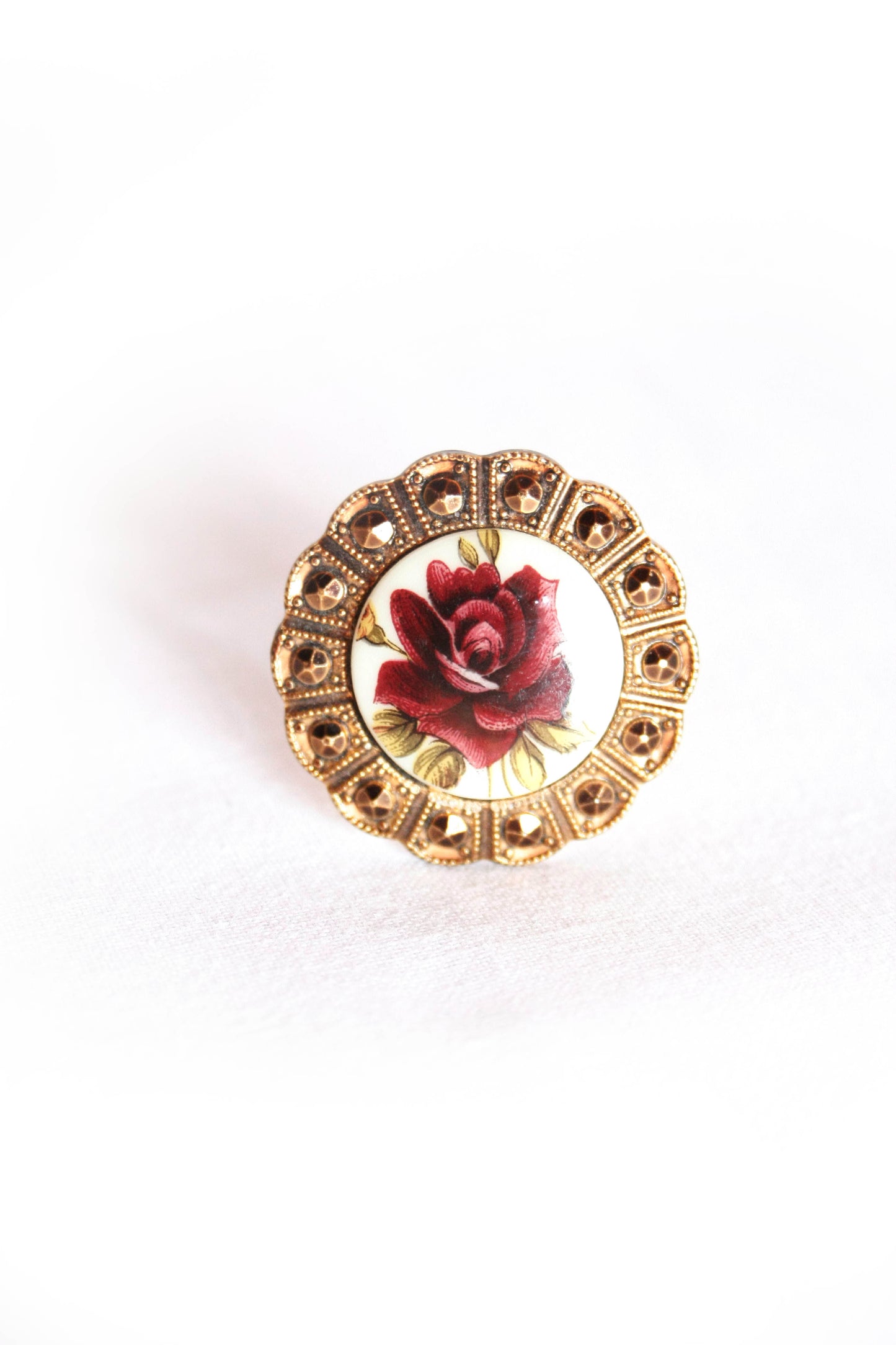 Wild Rag Clip Pink Flowers