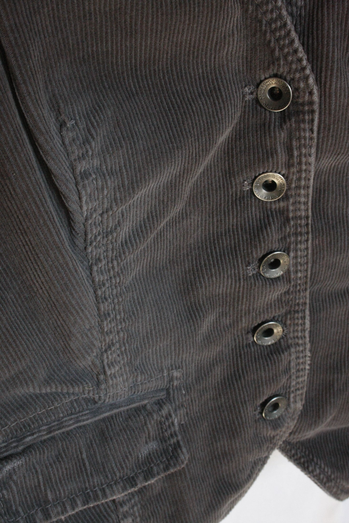 Ranch Riding Weste Cord Grau Damen Gr.S