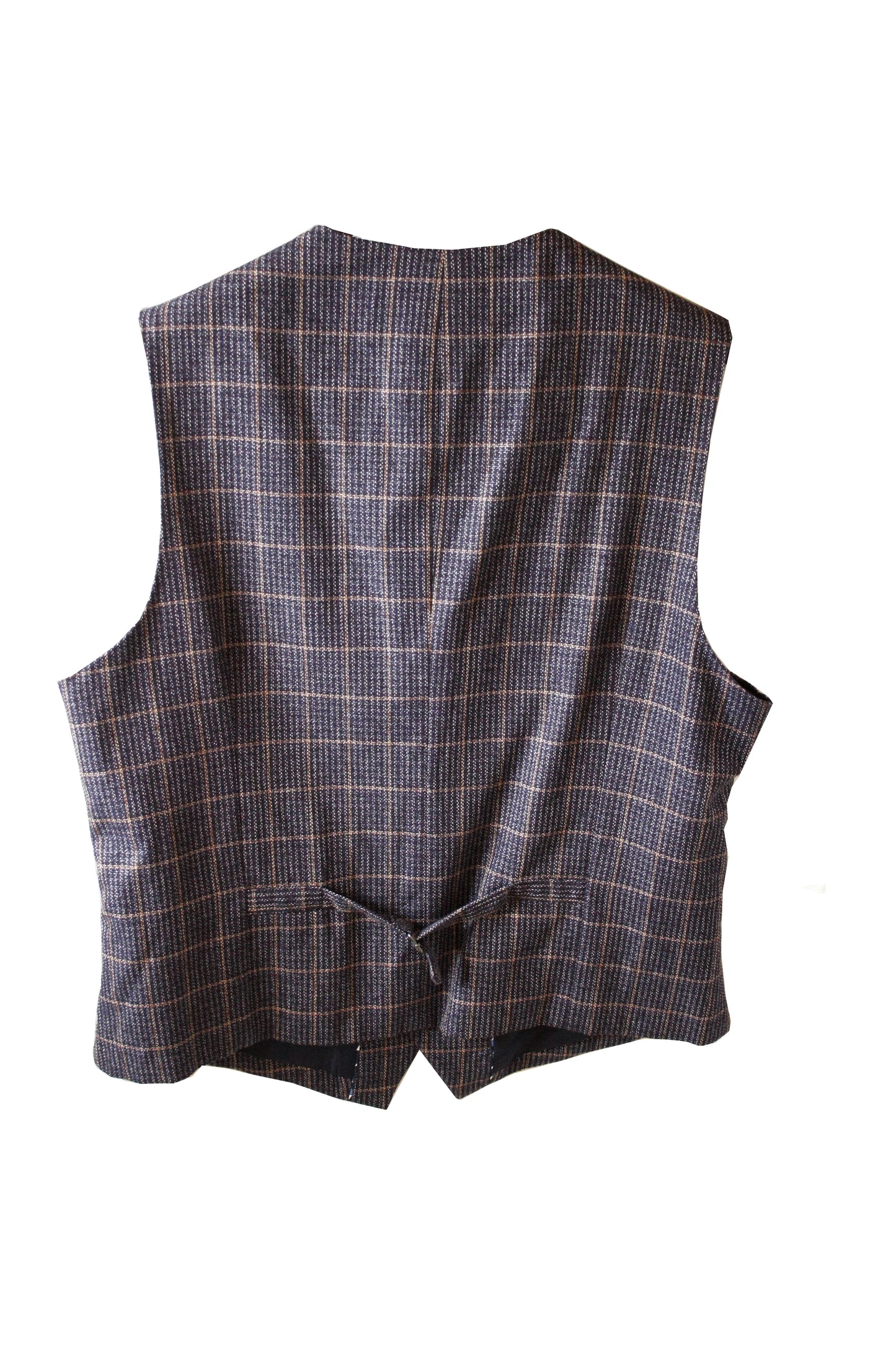 Vintage Ranch Riding Weste Kariert Unisex