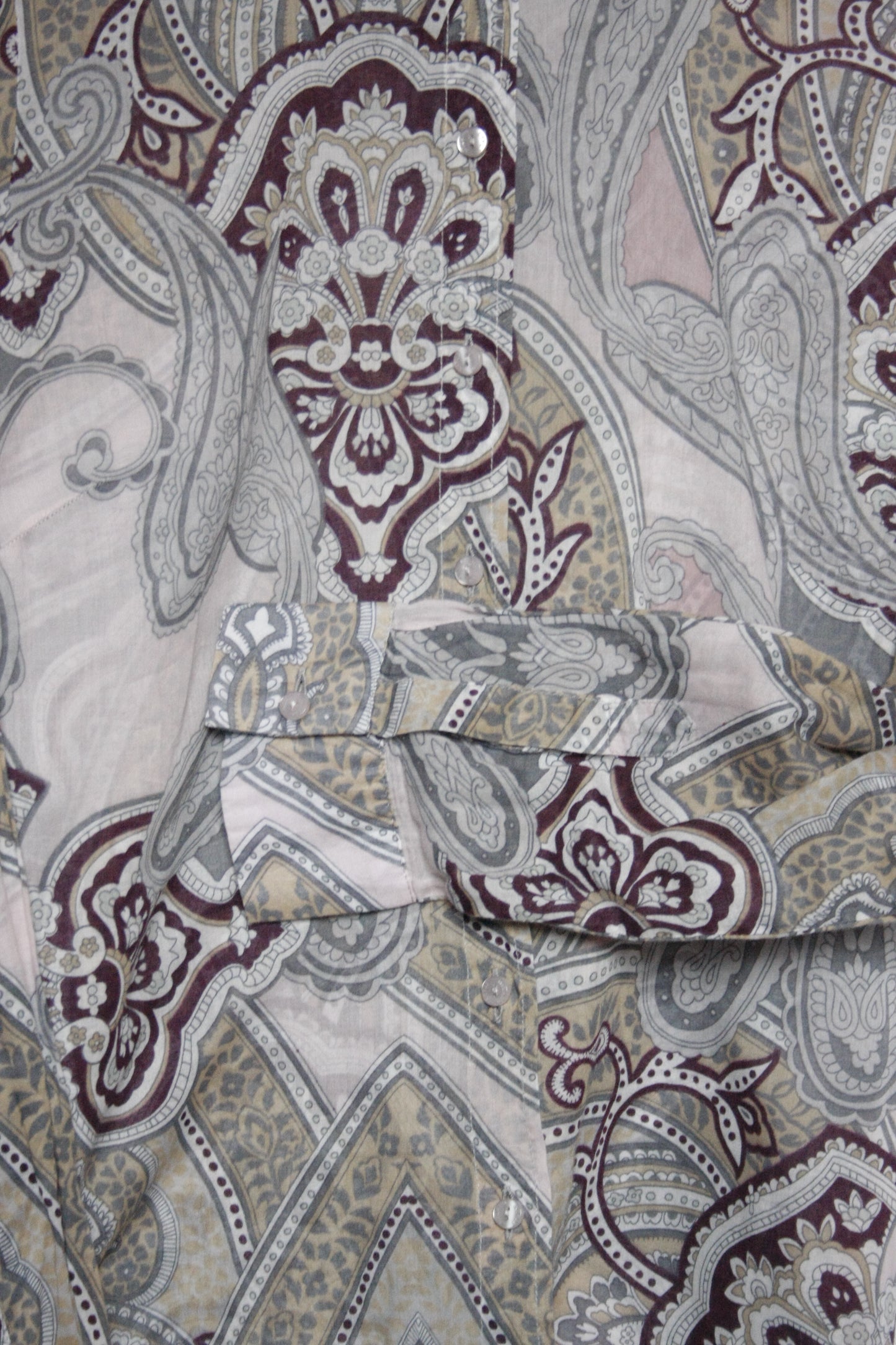 Leichtes Showhemd Ranchriding Paisley Damen S