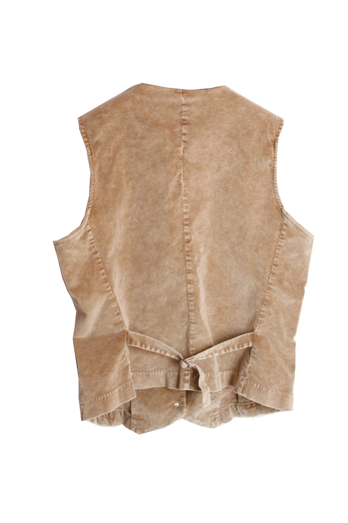 Ranch Riding Weste Cord Beige Damen XXL