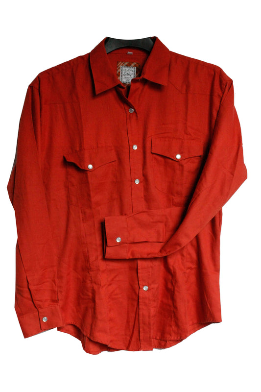 Vintage Showoberteil RED Damen L/XL