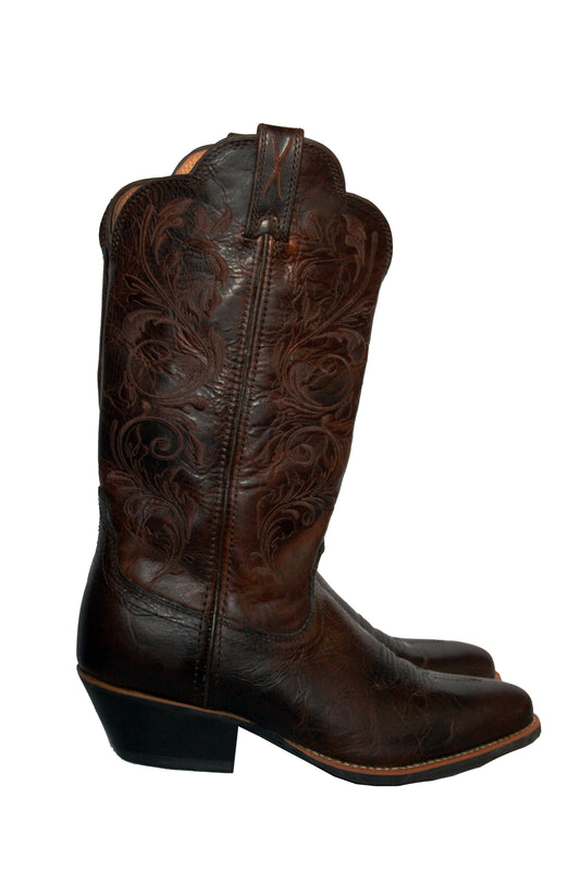 Twisted X Womens Buckaroo Chocolate Boots