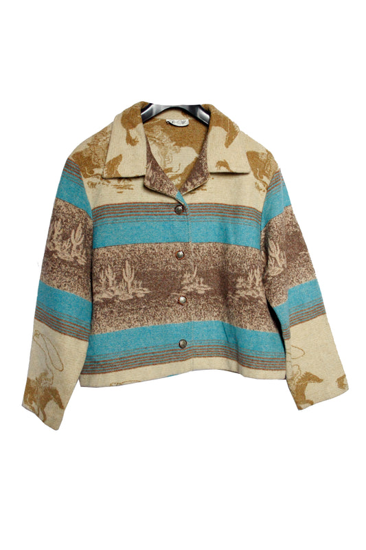 Vintage Wolljacke "American Made Cowboy"