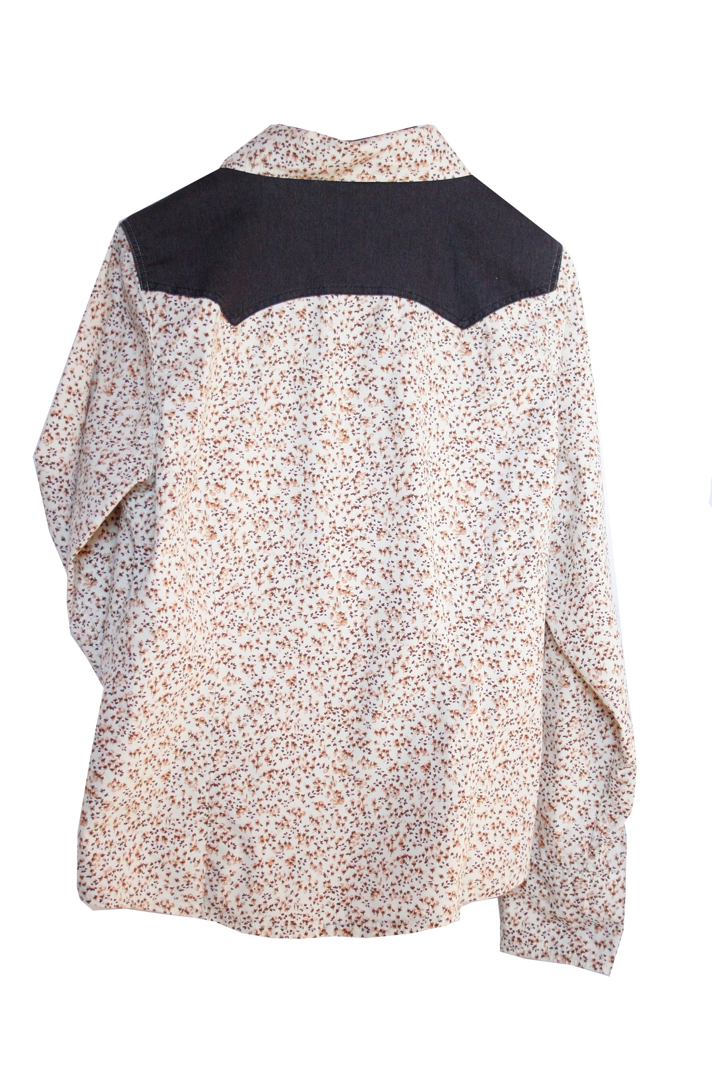 Vintage Showoberteil Beige/Jeans Damen S