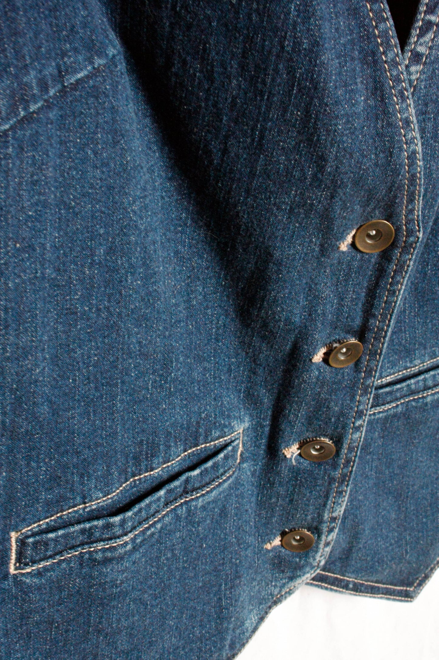 Ranch Riding Weste Denim Damen L
