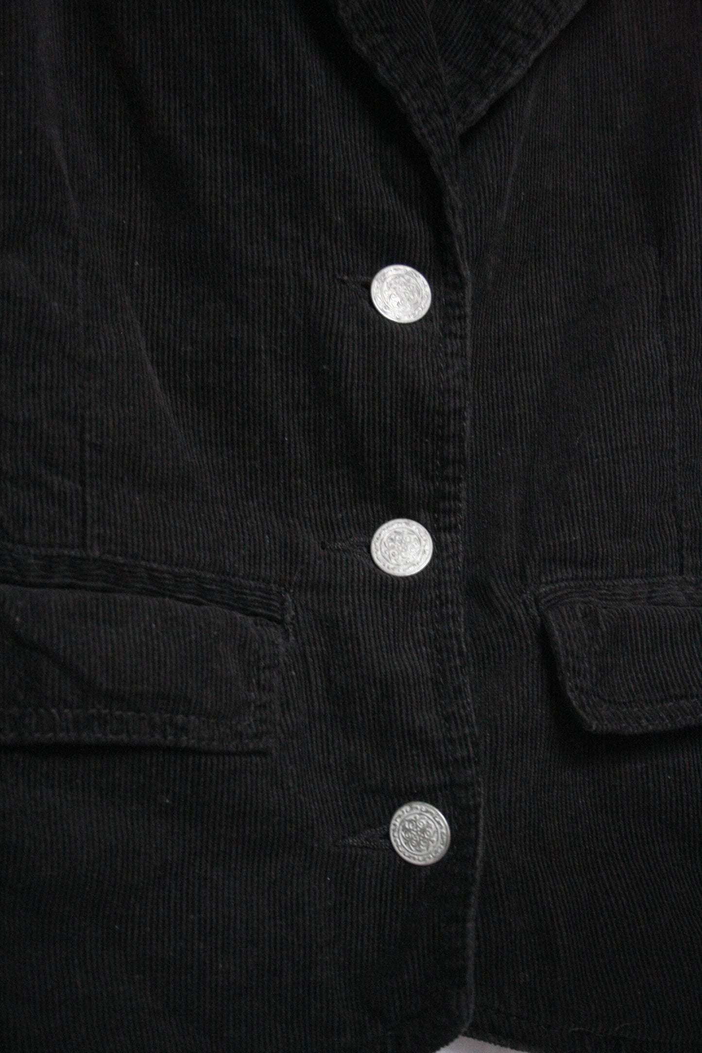 Ranch Riding Weste Cord Black Damen Gr. S