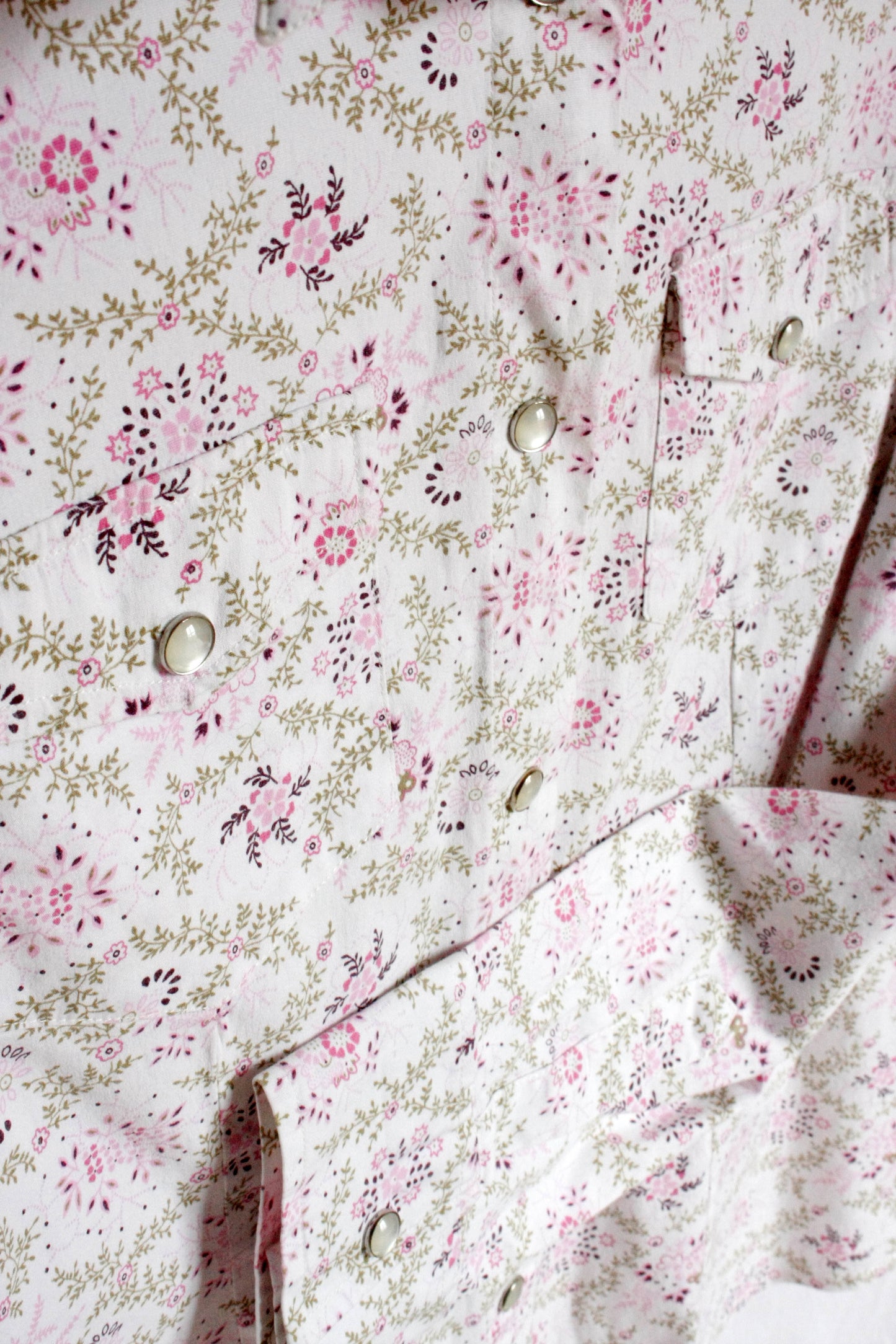 Vintage Showoberteil Blumen Damen M